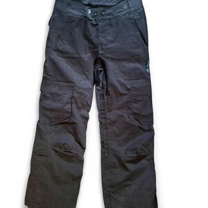 Burton White Collection Women’s Snowboard Pants Small Black Insulated Heel Wear